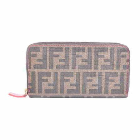 Fendi Vintage, Wallets & Cardholders Bruin, Dames, Maat:ONE Size