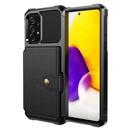 Samsung A52/A52s 4G/5G Støtsikker Premium deksel 4-FACK Solid V3 Black