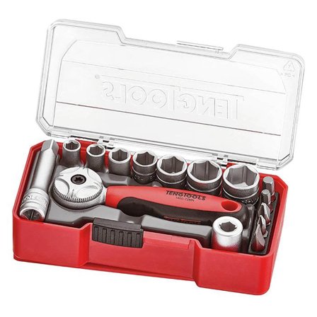 Teng Tools TJ1415 Pipenøkkelsett 15 deler, Håndverktøy