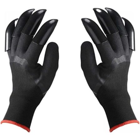 10 paria korkealaatuisia puutarhanhoitohanskoja ABS-muovista valmistettuja puutarhakumikäsineitä