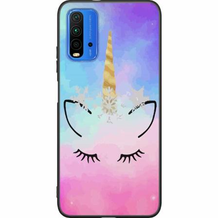 Xiaomi Redmi 9t Svart Skal Unicorn Enhörning