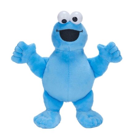 Cookie Monster liten plyschleksak A