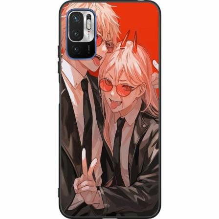 Xiaomi Redmi Note 10 5g Svart Skal Chainsaw Man