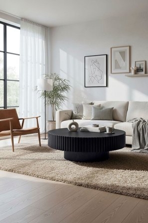 Homeroom Collection - Dagny-sohvapöytä - Musta - Sohvapöydät - - Homeroom