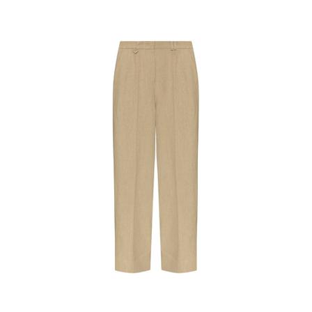 Jacquemus, ‘Astouin’ linen trousers Beige, Dames, Maat:XS,linnen