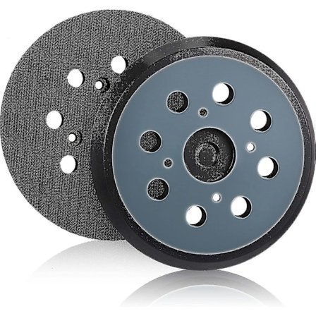 2 Stykker 125mm 8 Hull Borrelås Orbital Sander Pad Erstatning Slipepute [DB]