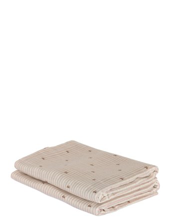 Nuuroo Josefine Bamboo Muslin Cloth 2-Pack - Pink - ONE SIZE