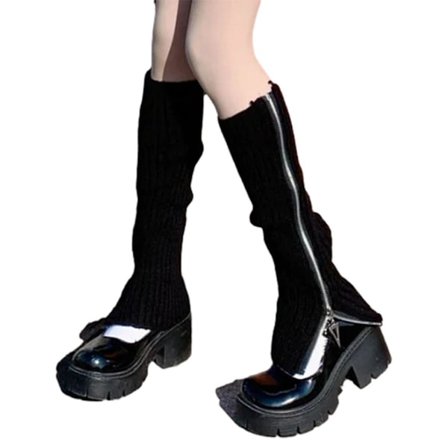 Höst Vinter Ullstrumpa Fyllning Långt Ankelskydd Svart KLB