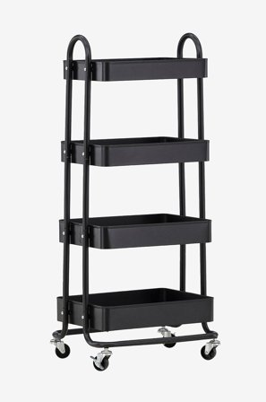 Venture Home - Serveringsvogn Manaus - Sort - Serveringsvogne - Fra Homeroom