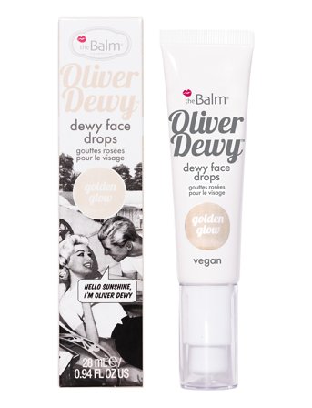 The Balm Oliver Dewy Face Drops- Golden Glow - Gold - 28 ML