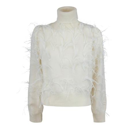 P.a.r.o.s.h. Turtlenecks beige, Dam Polotröjor, Dam, Storlek: S