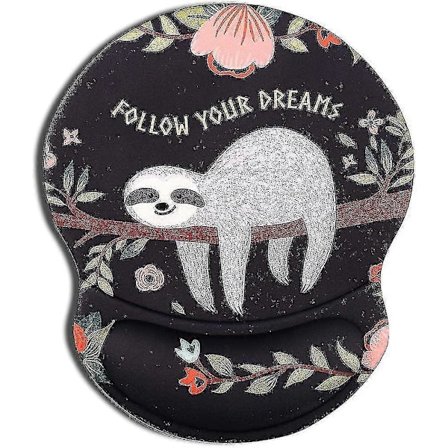 Ergonominen hiirimatto rannetuella, söpö kuvio