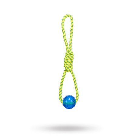 Trixie - Aqua Toy Flossrep med Boll - Flytande hundleksak - Hundleksaker