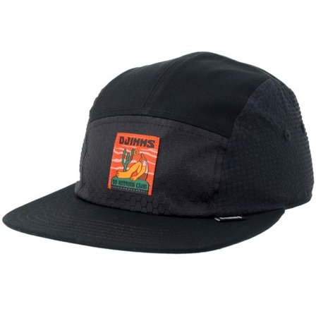 Djinns - Svart 5panel Keps - Resting Man Black 5-Panel @ Hatstore