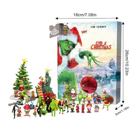 2025 Adventskalender Julkalender Blind Box 24-dagars Nedräkningskalender Blind Box