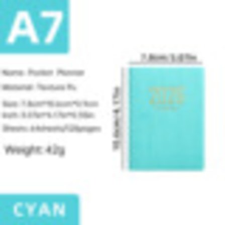 365-dagars 2025 Portabel A7 Fickplanerare PU-Omslag Daglig Veckoplaneringsbok Kalender Journal Skolmaterial Kontorsmaterial Agenda NY