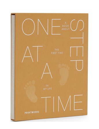 PRINTWORKS One Step At A Time - A Book About The First Time In My Life - Beige - ONE SIZE