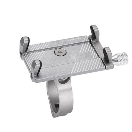 Sykkel mobiltelefonholder i aluminium, pålitelig og stabil sykkeltelefonstøttebrakett for terrengsykkel motorsykkel mobiltelefonnavigasjon titan