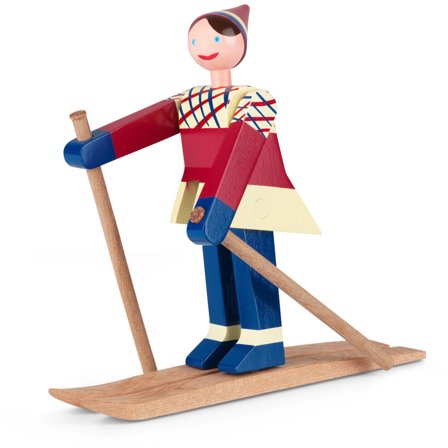Kay bojesen Skidåkaren Datti | Inredning > Prydnader & Dekorationer > Träfigur | Bagaren och Kocken
