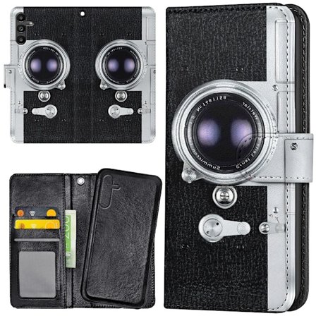 Samsung Galaxy A56 5G - Lommebok Deksel Retro Kamera