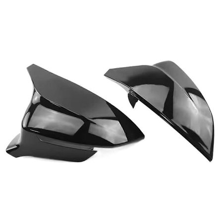 2 stk. Blank Svart Sidespeildeksel Bak, Kompatibel med Seat Cupra Ateca KH7 Tarraco KN2 2016-2