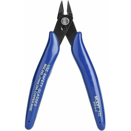 PLATO170 Fjäderbelastad Elektrisk Kabelknipsax för 3D-skrivare, Smyckesbearbetning Klipptång,