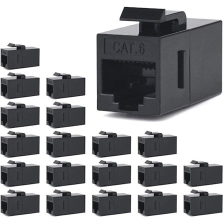 (20-PACK) RJ45 Skarvkontakt - Koppla ihop flera nätverkskablar