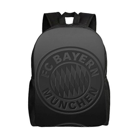 FC Bayern München Rygsæk Teenager Skoletaske Lærred Notebook Rygsæk Taske Unisex-hjka2449