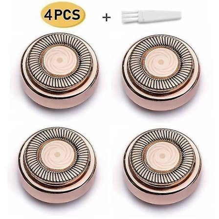 4 stk. Flawless Hair Remover Udskiftningshoveder Blad Finishing Touch Epilator