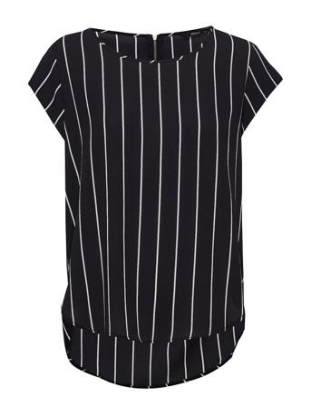 Onlvic Ss Aop Top Wvn Blouses Short-sleeved Grå ONLY