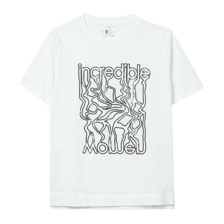 Luisa Cerano, T-Shirts Wit, Dames, Maat:S,Katoen,print