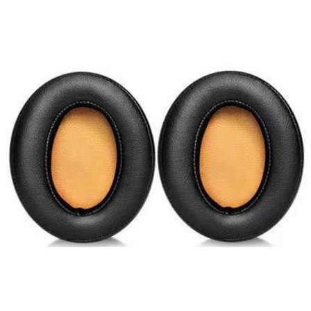 Korvaavat korvatyynyt Sennheiser Momentum 2.0 (Momentum 2, M2), HD1 Around-Ear -kuulokkeille, tiheä melua eristävä vaahto, tekonahkaa - musta