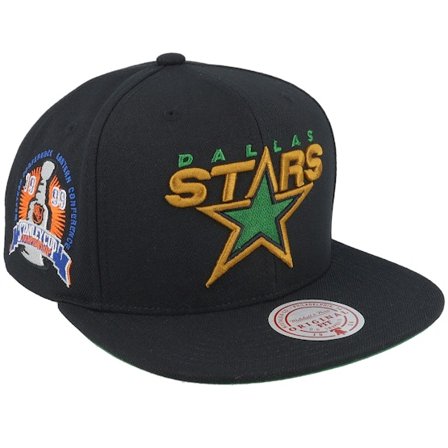 Mitchell & Ness - NHL Schwarz Snapback Cap - Dallas Stars Top Spot Vintage Black Snapback @ Hatstore