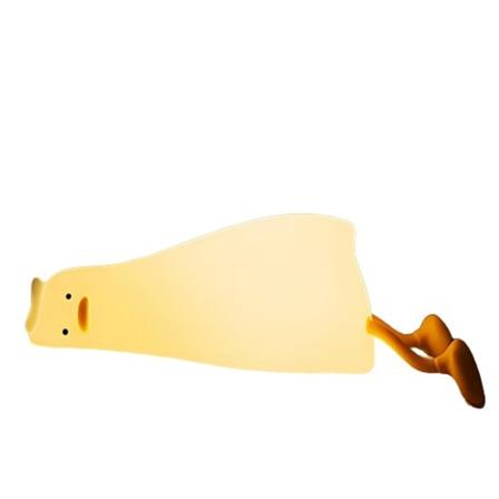 LED Lapset Yö valo ladattava Silikoni Squishy Ankka lamppu