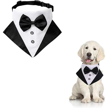 Justerbart slips - Dyreudstyr - Trekantet butterfly til kæledyrsbryllup - Størrelse S