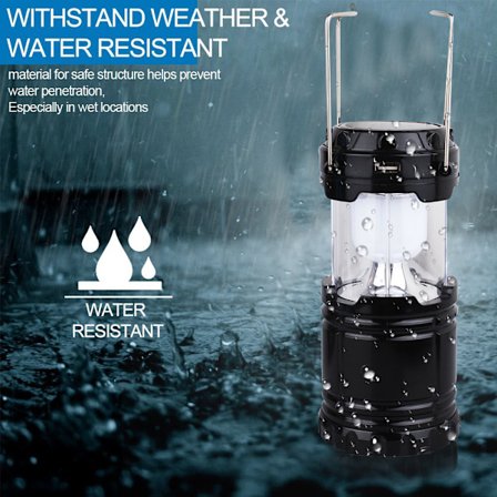 Kannettava ulkoilma LED-lyhty Leirintälyhdyt, Vedenkestävä