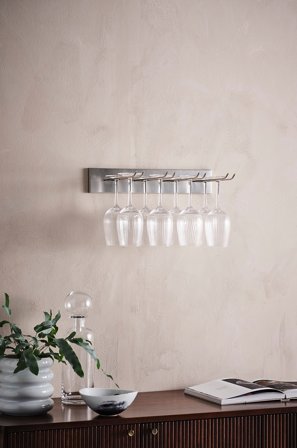 Jotex - Vinglasstativ - Bredde 44 Cm Sølv - GIANNI - Kjøp Kjøkkentilbehør hos Jotex