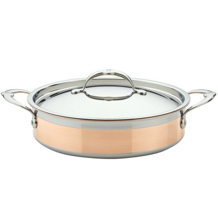 Hestan CopperBond traktörpanna med lock 26 cm | Matlagning > Kokkärl & Stekpannor > Kopparkokkärl > Sautèpanna | Bagaren och Kocken