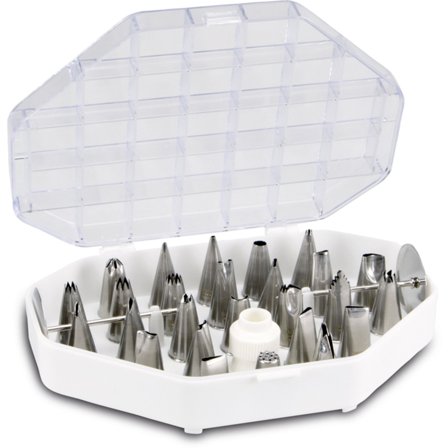 Städter Spritsbox Små tyllar 29 delar | Bakning > Spritsar och Tyllar > Spritspåse | Bagaren och Kocken