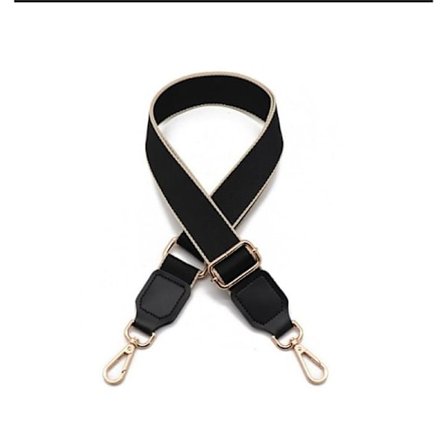 2-pack justerbara väskremmar svart, bred axelrem, handväska