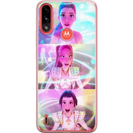 Yhteensopiva Puhelinkuori Motorola Motorola Moto E7 Power KPop Demon Hunters rajoitettu figuuri keräilysarja