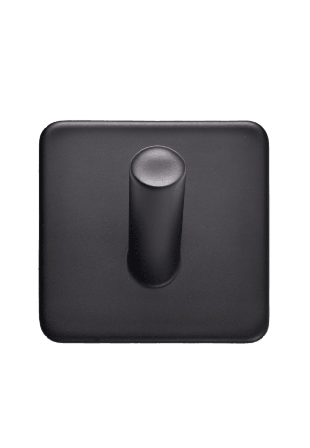 Åhléns Home Självhäftande krok i metall Badrumstillbehör Svart ONESIZE