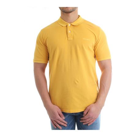 Woolrich, Yellow Polo Geel, Heren, Maat:S