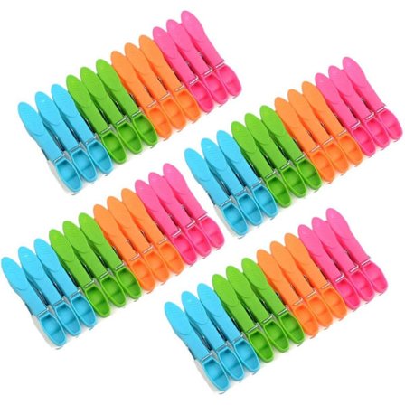 72-pack Multifärgade Klädnypor