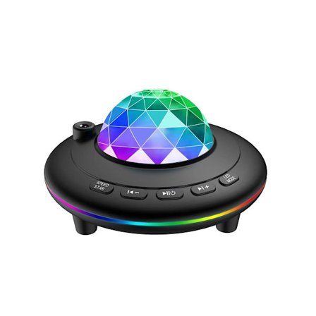 Stjärnprojektorljus, snurrande våg nebulosa galaxynattljus