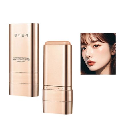 Dubbelhuvad Borsthuvud Återfuktande Lätt Foundation Cream Stick Långvarig Foundation C4i4