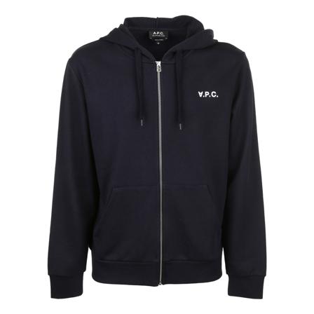 A.p.c. Zip-throughs Blå, Herre Trøjer, Størrelse: XL