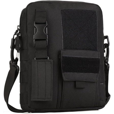 Sling Bag Skuldertaske Militær Molle Taktisk Nylon Taske med Nøgle