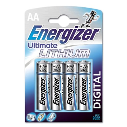 Batteri AA/LR6 Ultimate Lithium 4-pak