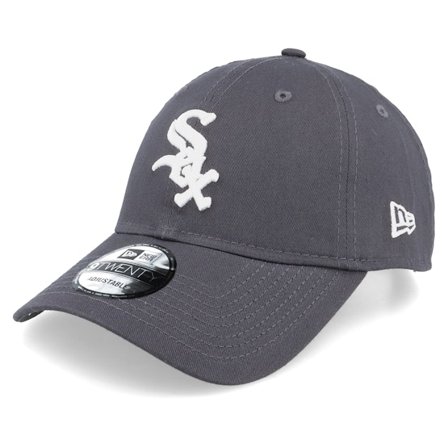 New Era - MLB Grau unconstructed Cap - Chicago White Sox League Essential 9TWENTY Charcoal Dad Cap / Unconstructed @ Hatstore